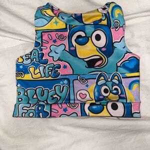Bluey Kids Camisole - Colorful Cartoon Design